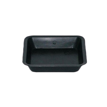 Soucoupe Carrée Noire 11L - 30,5x30,5cm