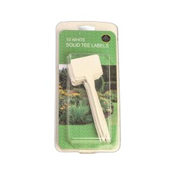 Lot de 10 étiquettes blanches
