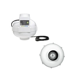 Prima Klima -Absaugung – Durchmesser 100 mm – 280 m3/h – 1 Geschwindigkeit – 40 W