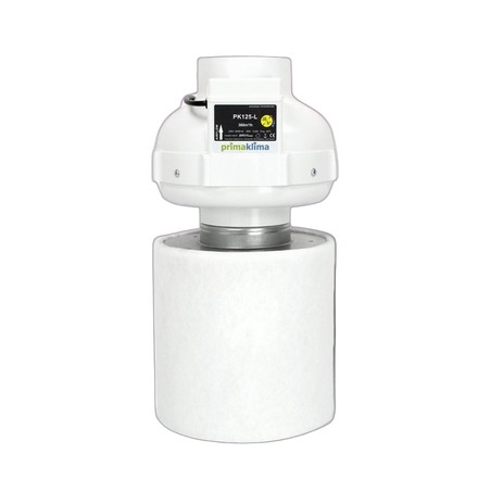 Prima Klima Extractor Pack 125mm 1 speed + carbon filter