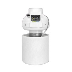 Prima Klima 125-mm-Absaugpaket mit Temperaturregler und Kohlefilter