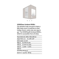 Ambient AR 300+ - 300x150x220 cm - Chambre de culture - HomeBox