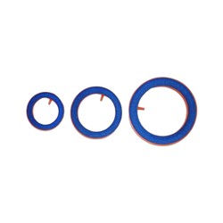 Circle bubbler for aquarium, tank and pond