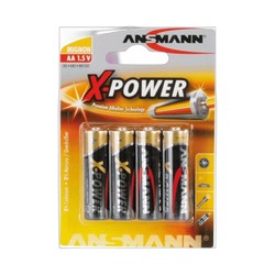 4 PILES - AA (LR6) - X-POWER - ANSMANN
