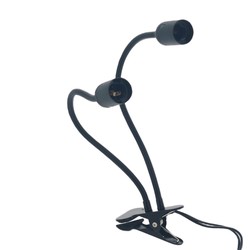 Support Pince Double Flexible E27 pour LED Horticole | Hy...