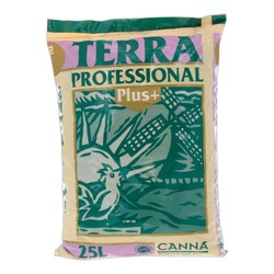 CANNA potting soil - Terra Professional PLUS 25 L - stored indoors