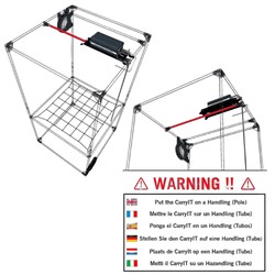 Support de ballast ou alimentation - Secret Jardin - 17x40cm - jusqu'à 10 Kg