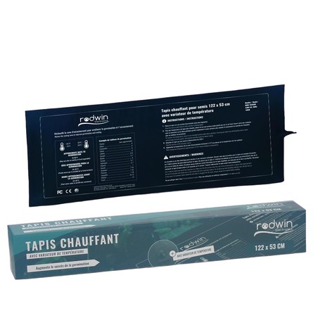 Tapis chauffant 105W - 120 x 53cm - Avec variateur de température