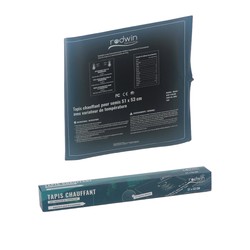 Heizmatte 40 W – 51 x 53 cm – mit Temperaturregler