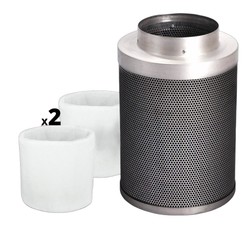 Filtre à charbon PF PRO 100/125/150/160/200mm - Prenez le meilleur pour lutez contre les odeurs
