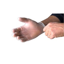 Premium Vinyl Gloves S/M - Protection & Comfort for Gardening x12