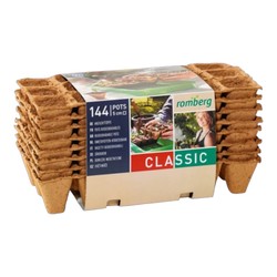 Macetas Biodegradables Fibra de Coco Romberg 5cm (x144) | HydroParadise