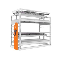 Système complet de culture sur étagères avec ventilation et lampes horticoles LEDs - G18