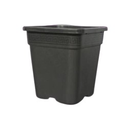 Decorated Square Pot - Durable and Elegant Solution for Your Plants!