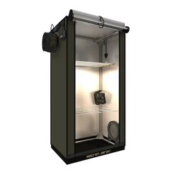 Kit complet Secret Jardin  For Twenty 100 60x40x116cm - Chambre de culture avec lampe