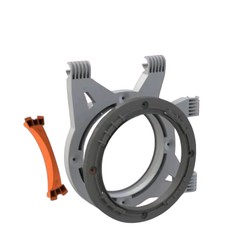 Support Ducting Flange pour tubes Ø25mm