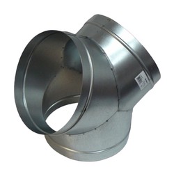 Raccord en Y Galvanisé pour Ventilation Indoor | HydroPar...