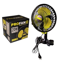 Ventilador oscilante de pinza 20cm 20W | HydroParadise