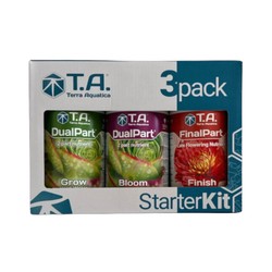 Kit DualPart Acqua Dura 500ml - Crescita & Fioritura | HydroParadise