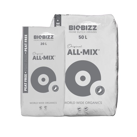 Terreau BIOBIZZ All·Mix® Peat Free 50L – Sans tourbe, substrat pré-fertilisé pour culture complète