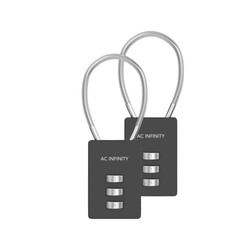 Buy combination lock flexible steel - Pack of 2 | GrowLED