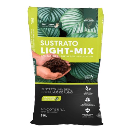 Terreau Light-Mix 50 L Mycoterra - Booster de croissance et floraison