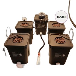 Système Hydroponique RDWC 4 pots 27L – Performance et Simplicité pour la Culture Indoor