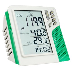 Capteur de CO2 d'ambiance NDIR avec LED, mesure temps réel et carte SD | GrowLED