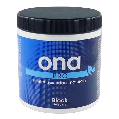 Destructeur d'odeur ONA PRO Block - 170 g - Élimination des odeurs