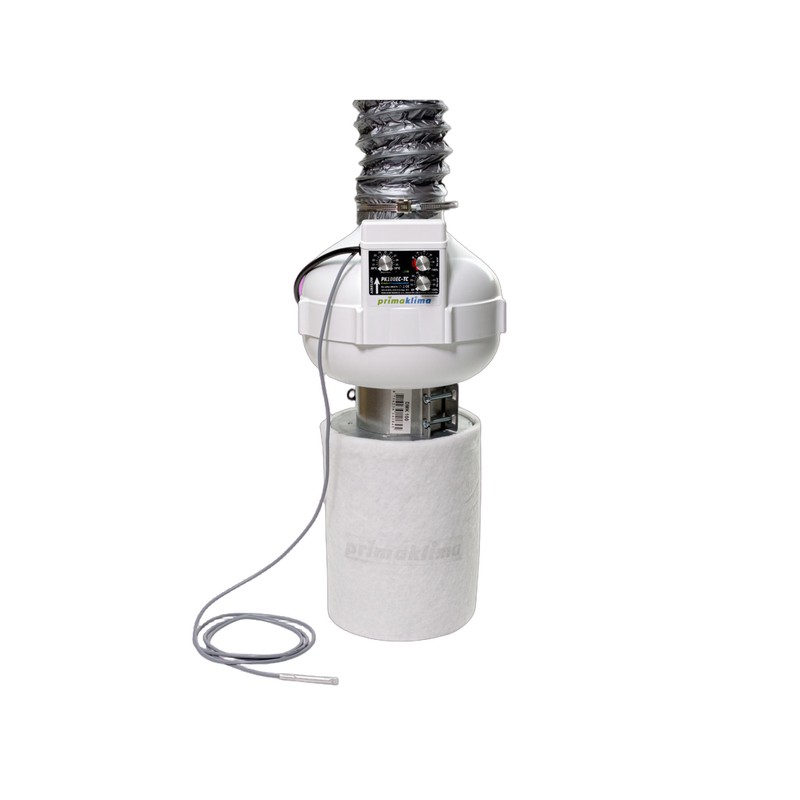 Kit Extractor Prima Klima 100mm 580m³/h Silencioso | HydroParadise