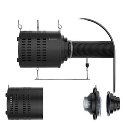 Extracteur d'air avec filtre charbon CYCLONE 550m³/h | Hy...