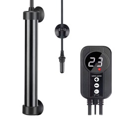 Chauffe eau en Titan avec controlleur pour réservoir et hydroponie 100/500W