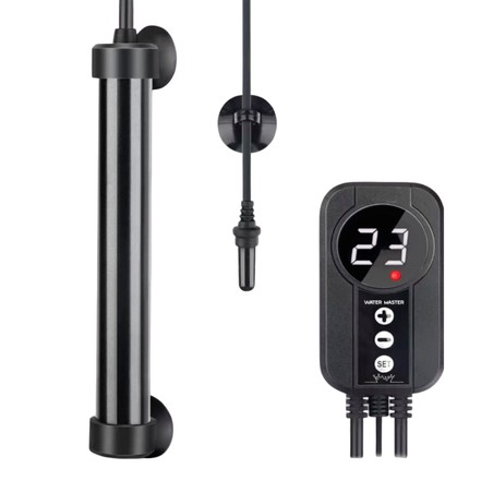 Chauffe eau en Titan avec controlleur pour réservoir et hydroponie 100/500W