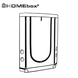 Homebox Vista TRIANGLE grow room -120x85x160 cm