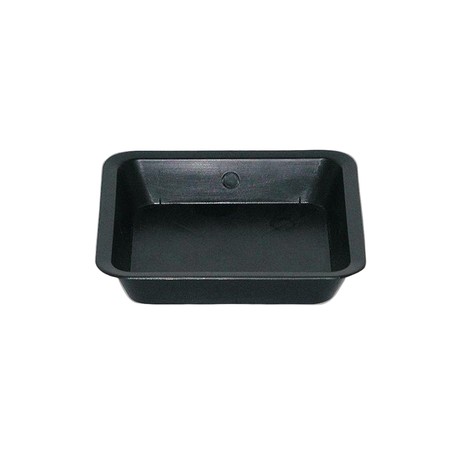Soucoupe carrée noire 28,5 cm - HydroParadise