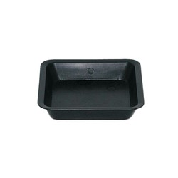 Soucoupe Noire 28,5 x 28,5 cm
