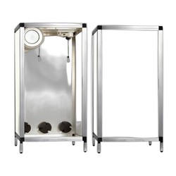 Schrank 60x60x120 cm - Komplettset mit Box + Dunstabzugshaube + Kohlefilter + Timer