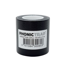 Adhésif en toile noir 220 µ - 50mm x 5m - Scotch