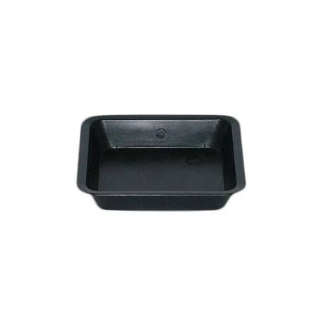 Soucoupe noire 18.9 x 18.9 cm