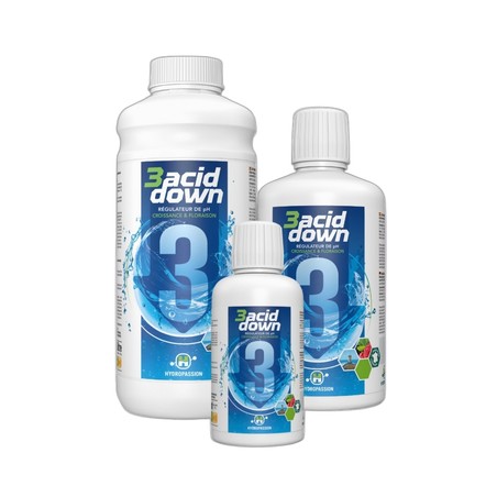 pH Down 3ACID Down pour hydroponie - Hydropassion
