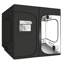 Box de culture G-PRO+ - 240x240x220 - Tubes 25mm - GreenCube